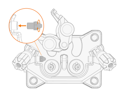 Installing wire guide tubes (RA50 4R)